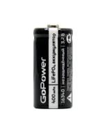 Аккумулятор Li-Fe GoPower 16340/CR123A PK1 3.2V 400mAh