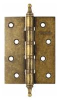 Дверная Петля Vantage 100x75x3 B4K-BR состаренная бронза. 2 штуки в комплекте