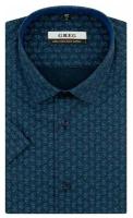 Рубашка GREG, размер 174-184/42, синий