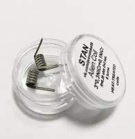 Alien Fused Clapton Coil Готовые спирали 3х0,3NiCr+0,1NiCr R-0,20 Ом D-3 мм, 6 витков, нихромовая проволока, намотка ручной работы, (в банке 2 шт.)