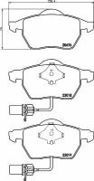 Колодки тормозные дисковые передн AUDI: A4 00-07, A4 04-, A4 Avant 00-04, A4 Avant 04-, A4 кабрио 02-, A6 97-05, A6 04-, A6 Avant 97-05, A6 Avant 05- TEXTAR 2301802