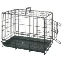 Клетка для собак Karlie Flamingo Wire cage black 1030489 47х10х10 см