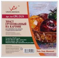 Холст грунтованный на картоне VISTA-ARTISTA CPG -3540 100% хлопок 35 х 40 см 280 г/кв. м мелкозернистый