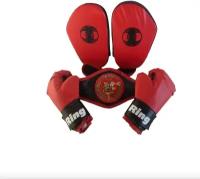 Набор для бокса, набор боксёрский детский, (перчатки, лапы, пояс чемпиона)