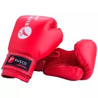 Перчатки боксерские RuscoSport красный 8 oz (унций)