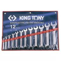 Набор рожковых ключей 6-32мм 12предметов King Tony 1112MR