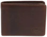 Бумажник KLONDIKE 1896 KD1041-03, фактура гладкая, коричневый