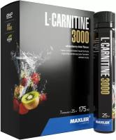 Стимуляторы похудения Maxler L-Carnitine 3000 Shots (7х25 мл) Клубника-Киви