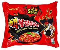 Лапша Samyang Hot Chicken Ramen / Самоянг Очень острая со вкусом курицы 140гр. (Корея)