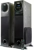 Колонки напольные Dialog Progressive AP-2300 bluetooth акустическая стерео система 2.0 - 80 Вт, usb+SD-плеер черные