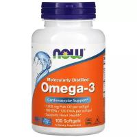 Омега 3,6,9 NOW Omega-3 1000 mg 100 капс