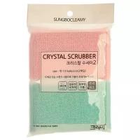 SB Скруббер для мытья посуды набор ( 13,5 х 8 х 2) CRYSTAL SCRUBBER 2PC 2шт