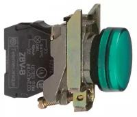 Лампа сигнальная 22мм 230-240В зел. SchE, SCHNEIDER ELECTRIC XB4BVM3 (1 шт.)