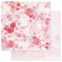 Бумага для скрапбукинга «Одеяло из роз» - 1 лист 30.5 × 30.5 см, 190 г/м