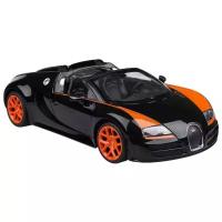 Легковой автомобиль Rastar Bugatti Grand Sport Vitesse (70400), 1:14, 43.7 см, черный