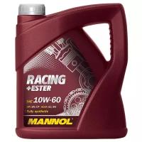 Синтетическое моторное масло Mannol Racing+Ester 10W-60, 4 л