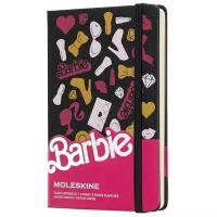 Блокнот Moleskine Barbie 90x140, 96 листов 1028675LEBRQP012, розовый/черный