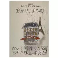 Папка для черчения Kroyter Сити 29.7 х 21 см A4, 180 г/м², 20 л