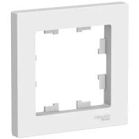 Рамка 1п Schneider Electric ATN000101 AtlasDesign, белый