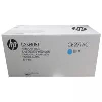 Картридж HP CE271AC, 15000 стр, голубой