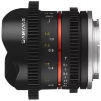 Объектив Samyang 8mm T3.1 V-DSLR UMC Fish-eye II Canon M
