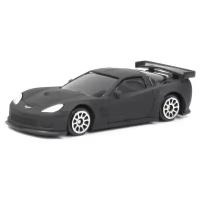 Легковой автомобиль RMZ City Chevrolet Corvette C6.R (344005SM) 1:64, 6.8 см, матовый черный