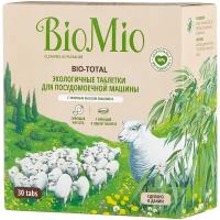 Таблетки для посудомоечной машины BioMio Bio-total, 30 шт., 0.6 л, коробка