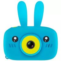 Детский фотоаппарат ZUP Childrens Fun Camera Rabbit синий / Развивающая игрушка ( Зайчик / кролик / заяц )
