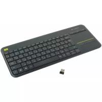 Клавиатура Logitech Wireless Touch Keyboard K400 Black USB чёрный