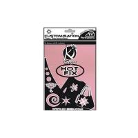 KS-TISSU-FLOCK Лист термоклеевой Флок для аппликаций, 15*20см Ki Sign (розовый)