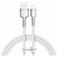 Кабель Baseus Cafule Series Metal Data Cable USB - Lightning 2.4A 1m Белый CALJK-A02
