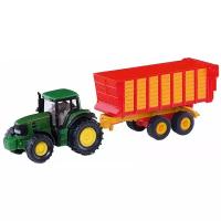 Трактор Siku John Deere с прицепом для силоса (1650) 1:87, 17.1 см