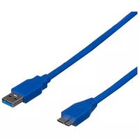 ATcom USB 3.0 AM - Micro-B 80cm Blue АТ12825