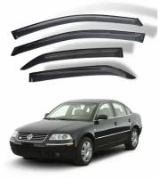 Дефлекторы окон Volkswagen Passat B5 седан 1996-2005 г. / Ветровики на Фольксваген Пассат B5