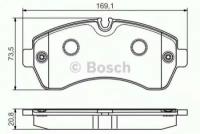 Дисковые колодки BOSCH 0986495107