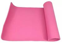 Коврик для йоги 183х61х1,материал NBR, ярко-розовый