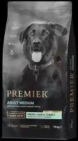Premier Dog Adult Medium сухой корм для взрослых собак средний пород Ягненок и индейка, 10 кг