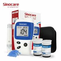 Глюкометр Sannuo Sinocare accu2, измеритель уровня сахара в крови, диабетические полоски