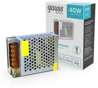 Блок питания 40W 12V IP20 Gauss Basic