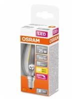 Светодиодная лампа Ledvance-osram OSRAM FIL LSCL B25 DIM 2,8W/827 230V CL E14 250lm