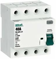 Выключатель дифференциального тока УЗО 03-6кА-4P-040А-030-AC, SCHNEIDER ELECTRIC 14235DEK (1 шт.)