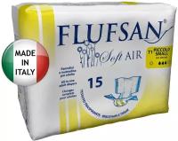 Подгузники для взрослых Flufsan Soft Day, размер S (50-80 см), 15 шт