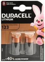 Батарейка Duracell 123, в упаковке: 2 шт