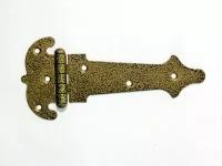 Петля-стрела фигурная ноэз декоративная ПС-150-SL старая бронза