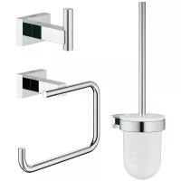 Набор аксессуаров Grohe Essentials Cube 3 предмета, хром 40757001