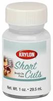 Эмалевая краска Krylon Short Cuts, белый матовый, 29.5 мл