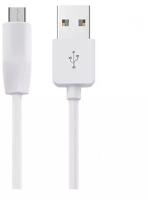 Кабель USB - Apple 8 pin HOCO X1 Rapid, 1.0м, круглый, 2.1A, силикон, цвет белый, (2шт.)