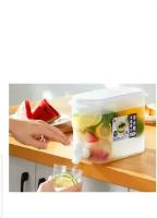 Диспенсер для напитков с краном, 3.5 литра / Емкость для охлаждения напитков в холодильнике