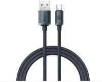 Кабель Baseus Crystal Shine Series Fast Charging Data Cable USB to Type-C 100W 2m Black (CAJY000501)