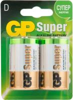 Батарейка GP Super Alkaline 13A LR20 1.5V, 2шт, 13.1Ah, size D